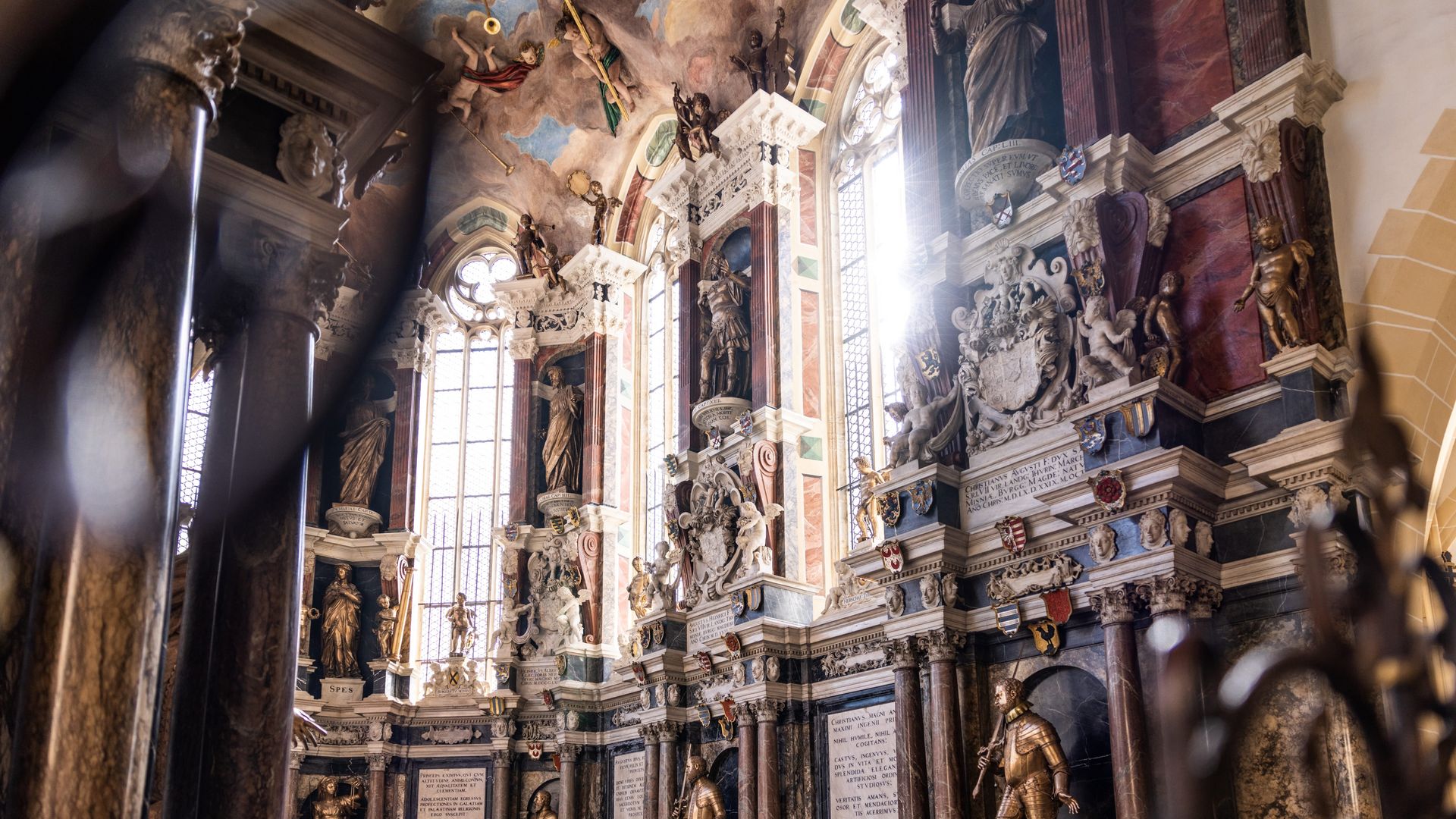 Prunkvolle Grablege im Freiberger Dom / Magnificent crypt in Freiberg Cathedral