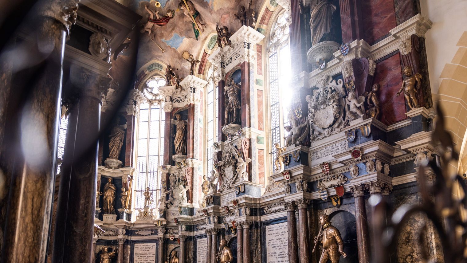 Prunkvolle Grablege im Freiberger Dom / Magnificent crypt in Freiberg Cathedral