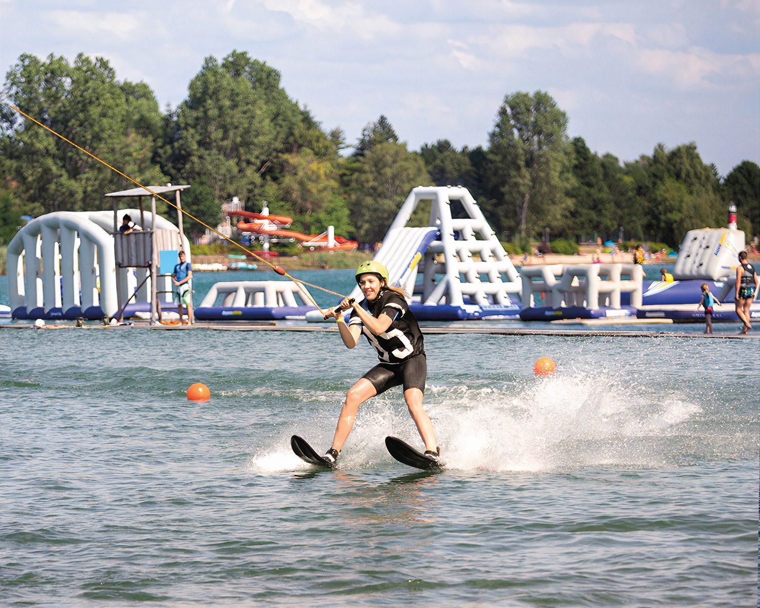 Lausitzer Seenland, Wake and Beach Halbendorf